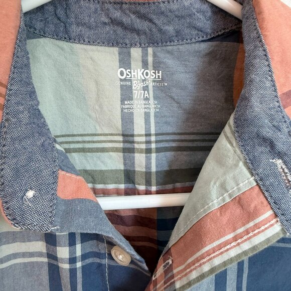 3/$15 Bundle | Plaid Long-Sleeve Button-Down Shirt - Picture 4 of 5